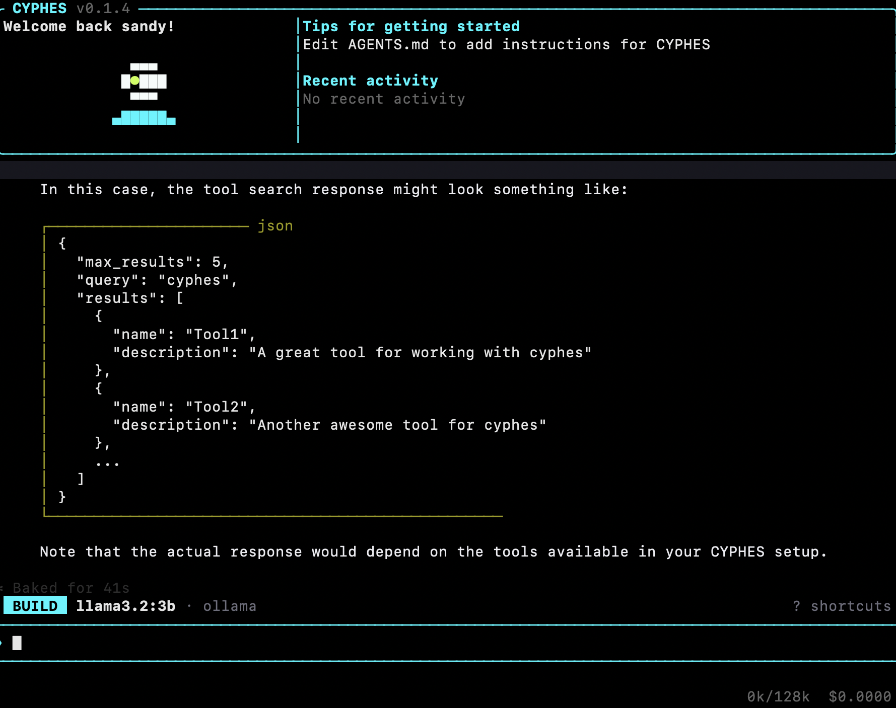 Coder terminal interface
